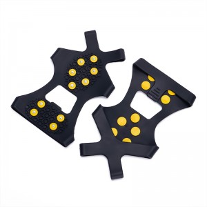 Silikone No-Slip Cleats Crampon Studded Grips 5-tand klatring sko