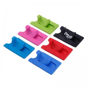 Silikone tegnebog telefonhus med kortholder tilnæsten alle smartphones