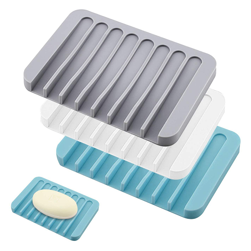 Premium Silicone Soap Holder til bad, badeværelse, køkken