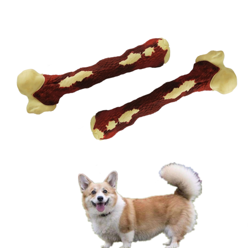 Benformet tænder rengøring holdbar gummi hund kæledyr tygge legetøj